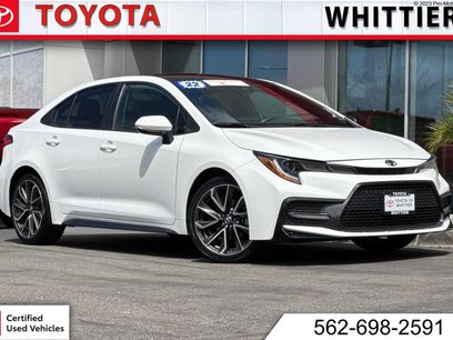Certified 2022 Toyota Corolla SE w/ Carpet Mat Package (TMS)