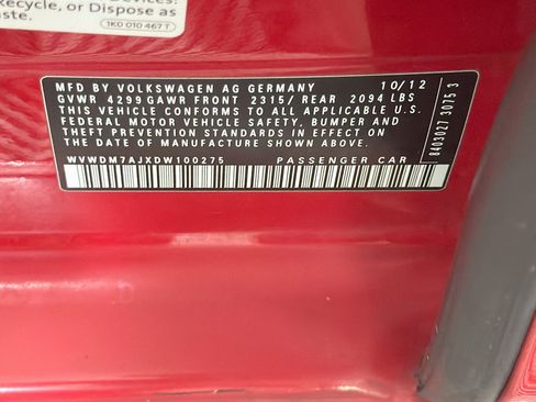 Used 2013 Volkswagen Golf TDI FWD image 12