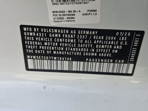 New 2026 Volkswagen GTI SE FWD image 44