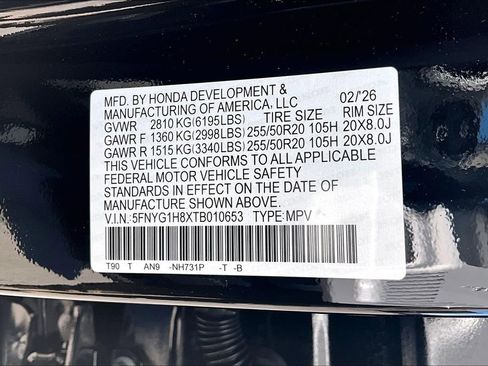 New 2026 Honda Pilot Elite image 8