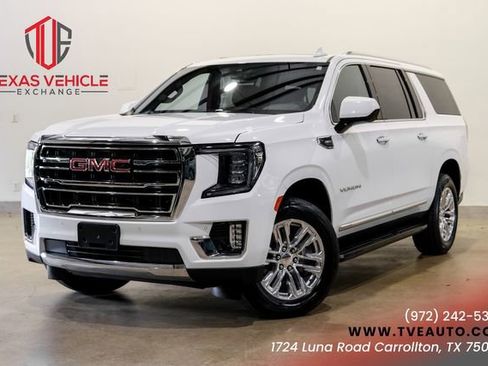 Used 2021 GMC Yukon XL SLT w/ Rear Media and Nav Package AWD/4WD image 1