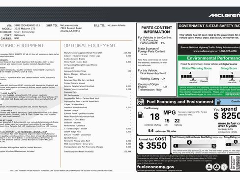 Used 2025 McLaren GTS RWD image 6