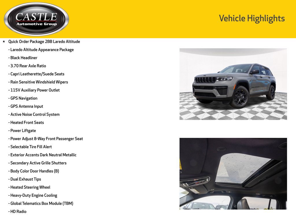 New 2027 Jeep Grand Cherokee Altitude AWD/4WD image 3