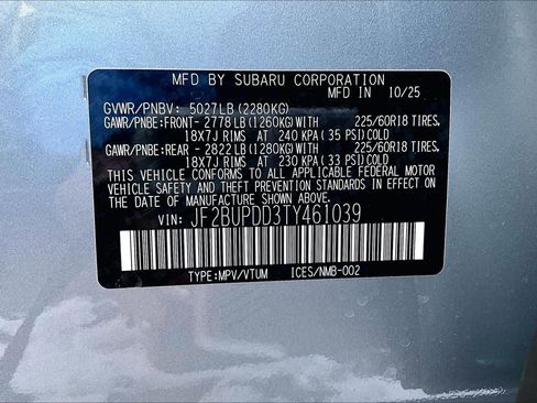 New 2026 Subaru Outback Limited image 21