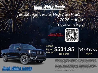 New 2026 Honda Ridgeline TrailSport