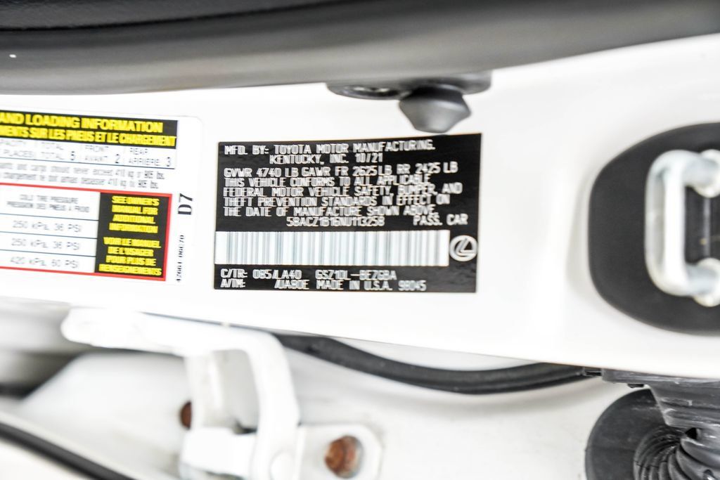 Used 2022 Lexus ES 350 w/ Accessory Package FWD image 46