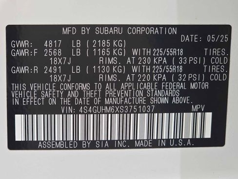 Used 2025 Subaru Crosstrek 2.5i Limited w/ Crosstrek Mirror Package AWD/4WD image 32