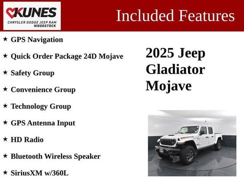New 2025 Jeep Gladiator Mojave w/ Safety Group image 3