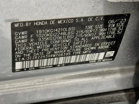Certified 2024 Honda HR-V LX image 29