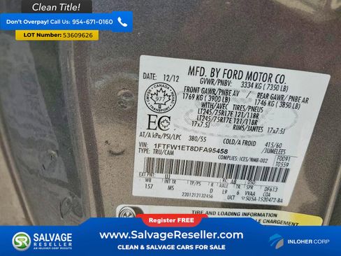 Used 2013 Ford F150 XLT w/ Mid Equipment Group AWD/4WD image 16
