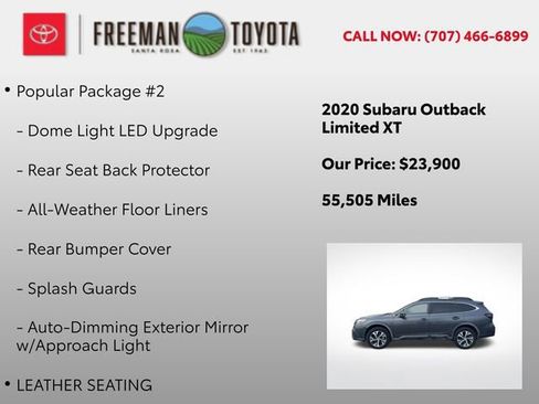 Used 2020 Subaru Outback Limited XT w/ Popular Package #2 image 5