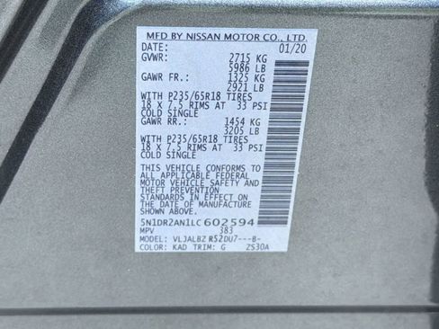 Used 2020 Nissan Pathfinder S image 18