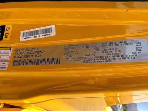 Used 2021 Jeep Wrangler Unlimited Sport AWD/4WD image 33