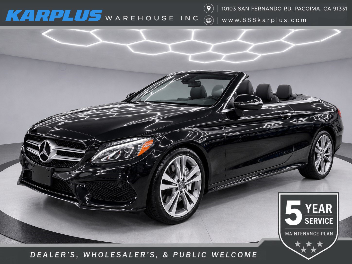 Used 2017 Mercedes-Benz C 300 Cabriolet w/ Premium 2 Package image 1