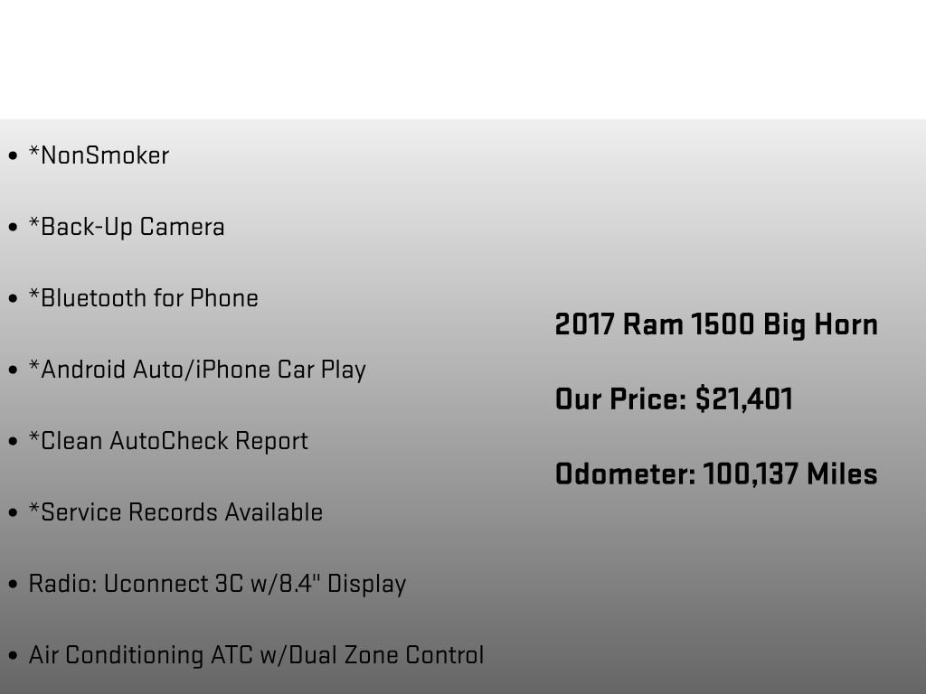 Used 2017 RAM 1500 Big Horn AWD/4WD image 30