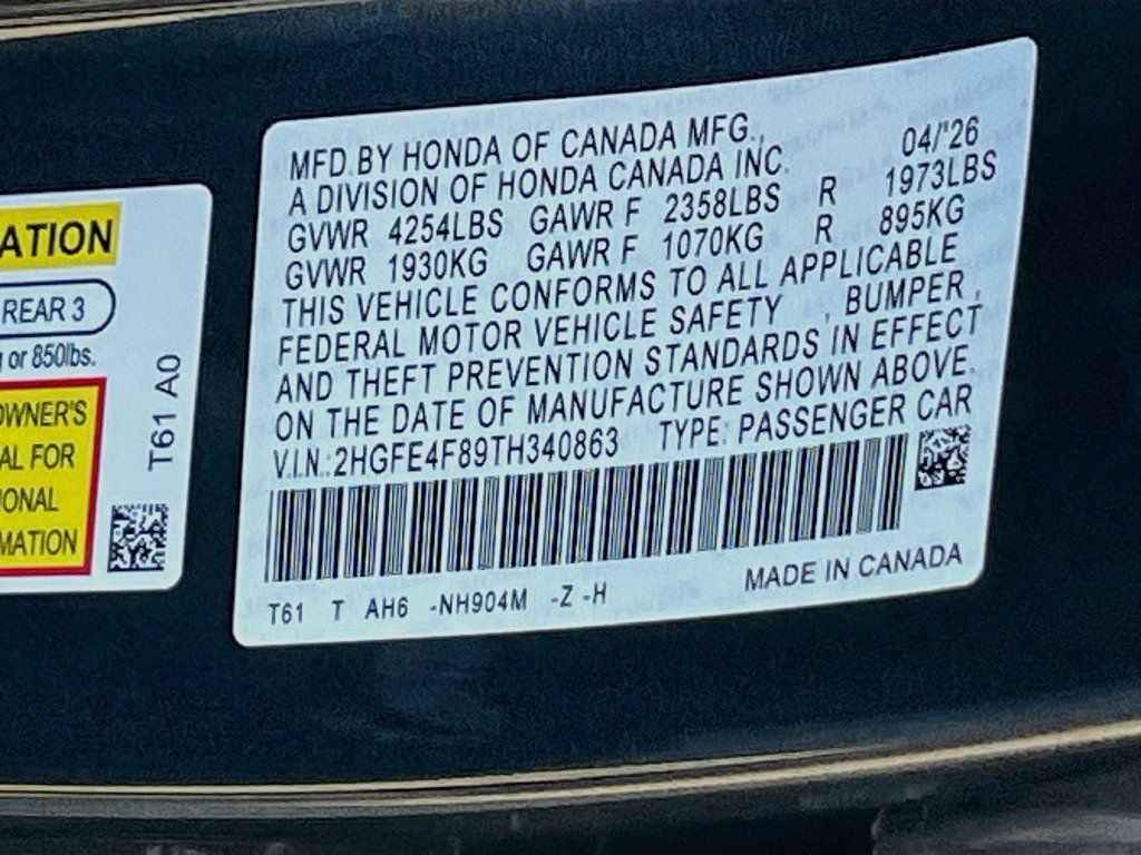 Used 2026 Honda Civic Sport Touring image 31