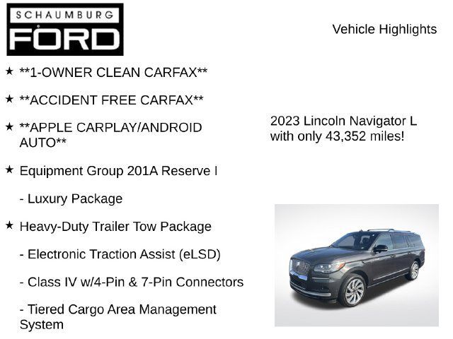 Used 2023 Lincoln Navigator L Reserve AWD/4WD image 8