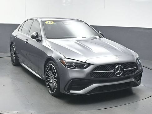 Certified 2025 Mercedes-Benz C 300 Sedan w/ AMG Line w/ Night Package image 2
