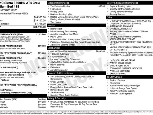 Used 2022 GMC Sierra 3500 AT4 w/ AT4 Preferred Package image 21