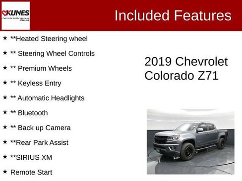 Used 2019 Chevrolet Colorado Z71 AWD/4WD image 3