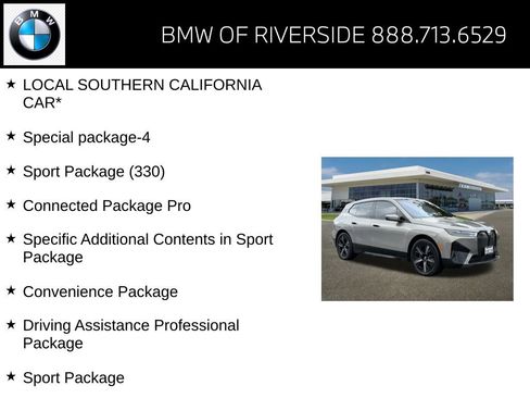 Certified 2023 BMW iX xDrive50 w/ Sport Package image 15