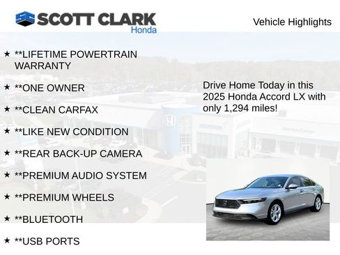 Used 2025 Honda Accord LX image 11