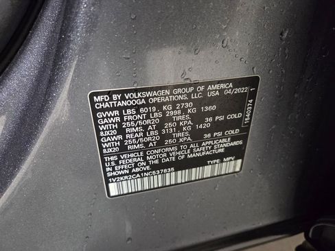 Used 2022 Volkswagen Atlas SE image 25