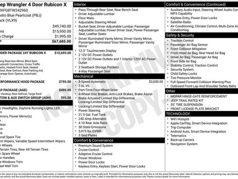 New 2026 Jeep Wrangler Unlimited Rubicon AWD/4WD image 27