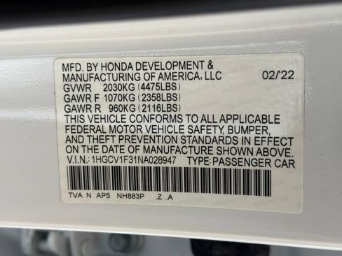 Used 2022 Honda Accord Sport image 35