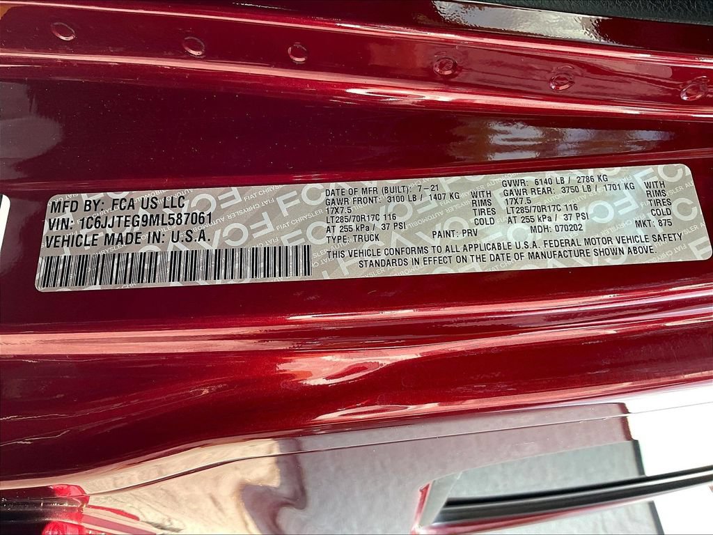Used 2021 Jeep Gladiator Mojave AWD/4WD image 16