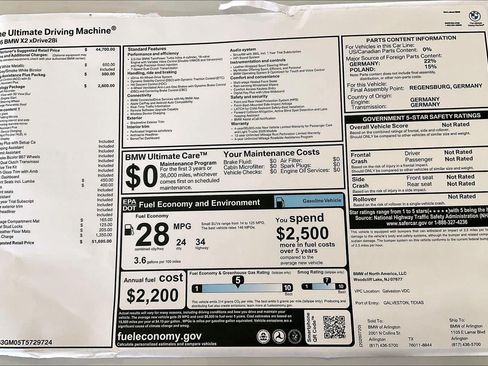 New 2026 BMW X2 xDrive28i w/ Technology Package AWD/4WD image 19
