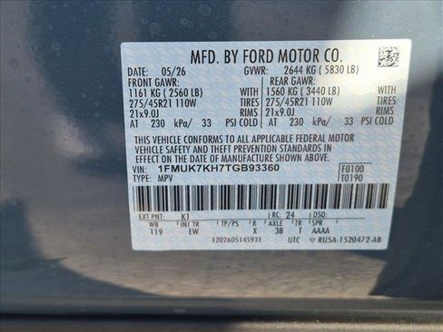 New 2026 Ford Explorer ST-Line w/ ST-Line Street Pack RWD image 17