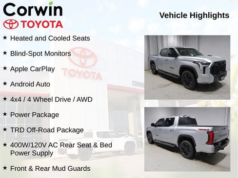 Used 2024 Toyota Tundra Limited w/ TRD Off-Road Package AWD/4WD image 11