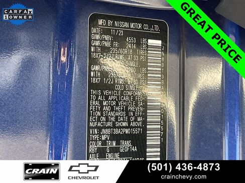 Used 2023 Nissan Rogue SV image 33