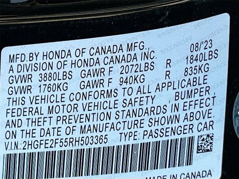 Used 2024 Honda Civic Sport image 29