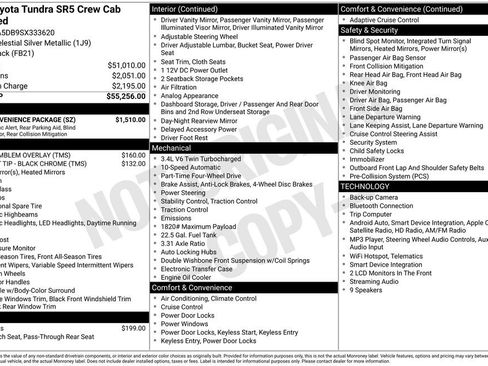 Used 2025 Toyota Tundra SR5 w/ SR5 Convenience Package AWD/4WD image 25