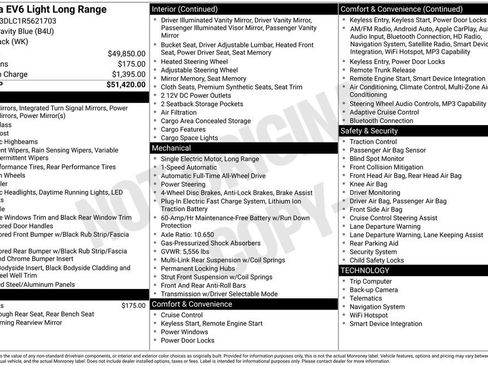 Certified 2024 Kia EV6 Light AWD/4WD image 10