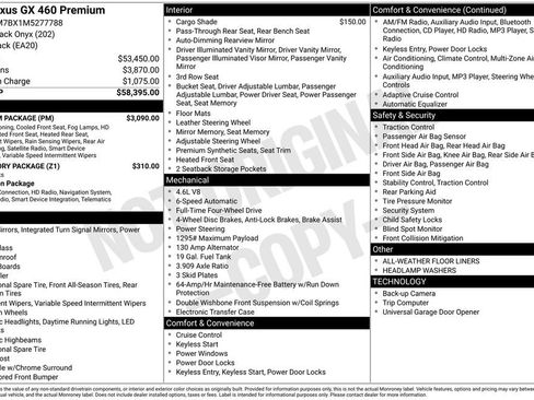 Used 2021 Lexus GX 460 Premium w/ Premium Package image 44