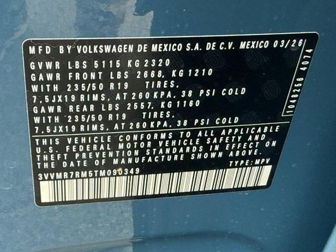 New 2026 Volkswagen Tiguan SE AWD/4WD image 17