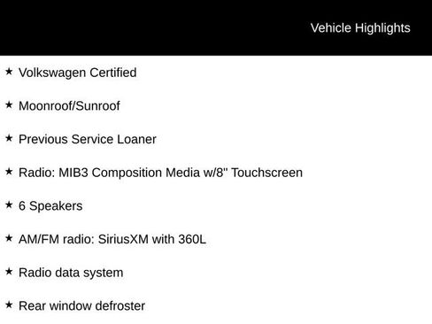 Certified 2025 Volkswagen Jetta SE w/ Sunroof Package image 6