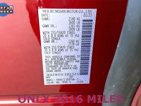 Used 2025 Nissan Murano SV image 33