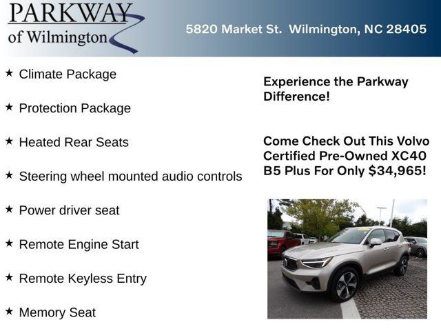 Certified 2024 Volvo XC40 B5 Plus w/ Climate Package AWD/4WD image 6