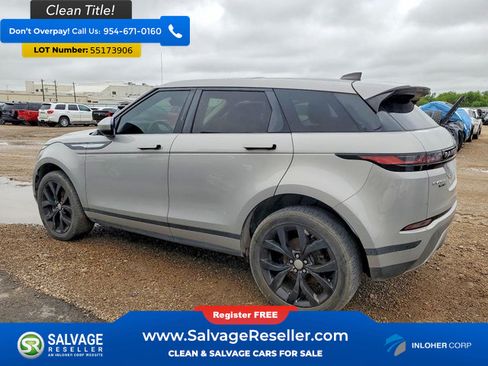 Used 2020 Land Rover Range Rover Evoque SE AWD/4WD image 3