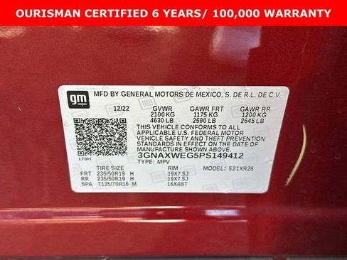 Certified 2023 Chevrolet Equinox RS w/ RS Leather Package AWD/4WD image 31