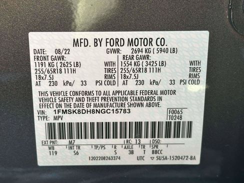 Certified 2022 Ford Explorer XLT w/ Equipment Group 202A image 19