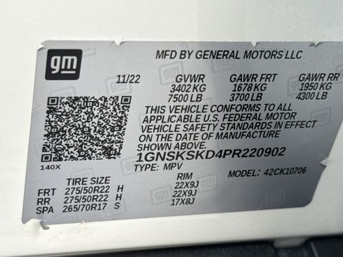 Used 2023 Chevrolet Tahoe Premier w/ Max Trailering Package image 39