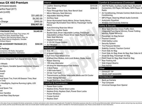 Used 2017 Lexus GX 460 Premium w/ Premium Package image 8