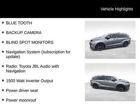 Certified 2026 Toyota Sienna XSE FWD image 5
