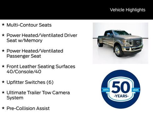 Certified 2022 Ford F450 King Ranch w/ King Ranch Ultimate Package AWD/4WD image 21