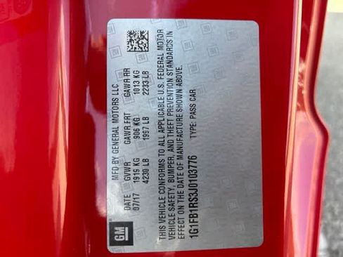 Used 2018 Chevrolet Camaro LT w/ RS Package RWD image 22
